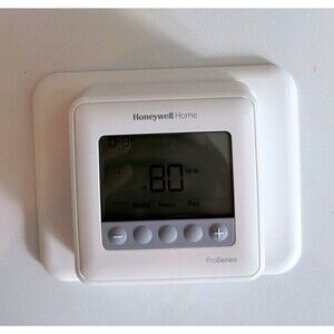 Honeywell Home ProSeries T4M100A2006 Digital Thermostat White Wall Plate